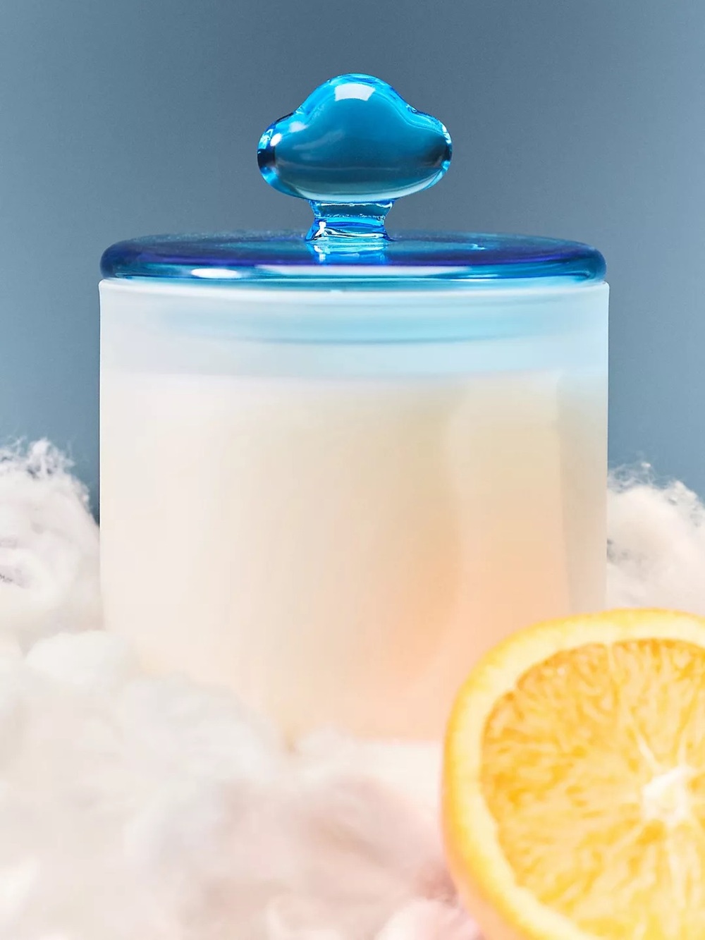 Anthropologie Romy Fresh Cotton Blossom and Neroli Glass Candle